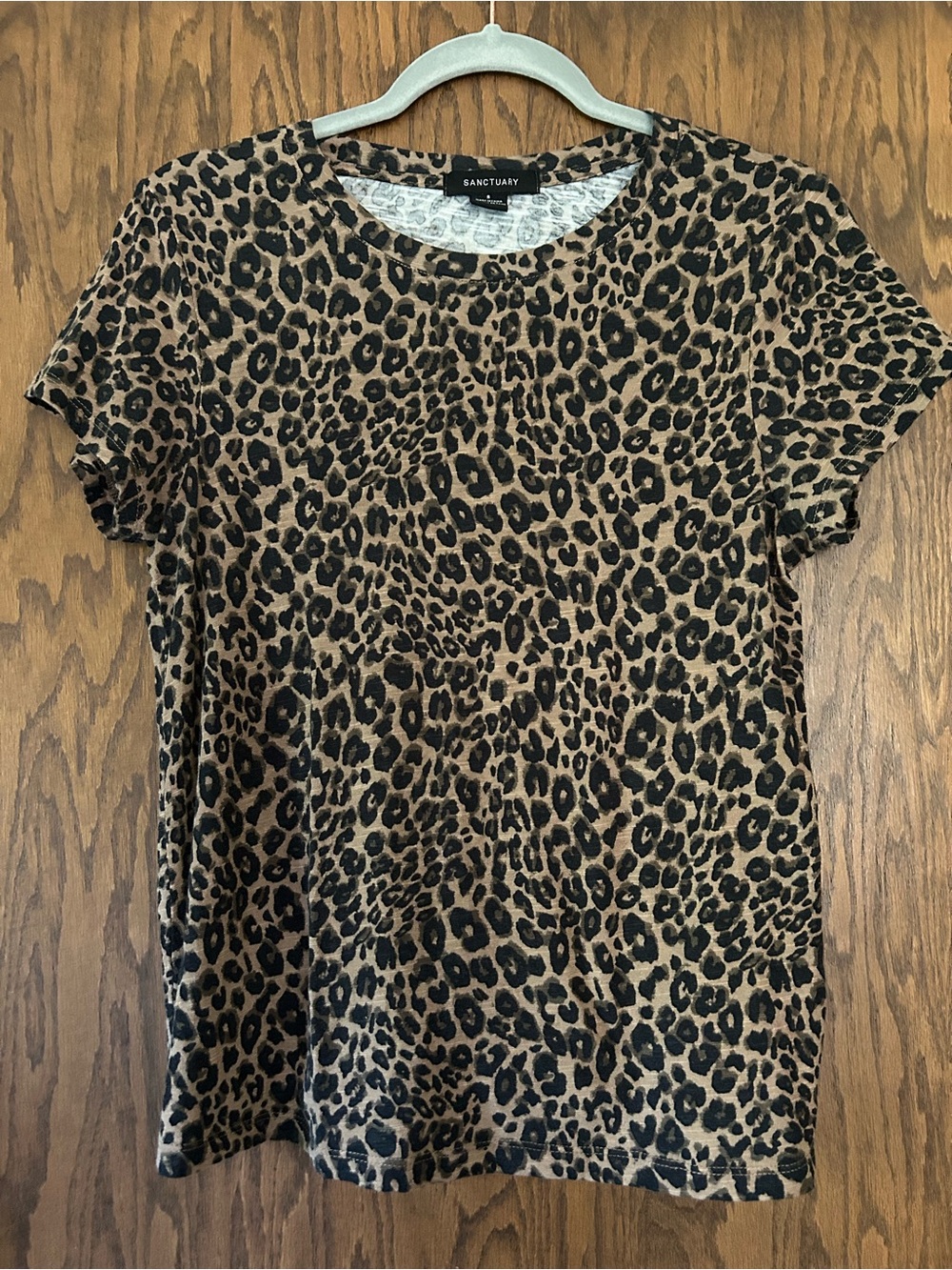 Sanctuary Leopard Print Tee Small